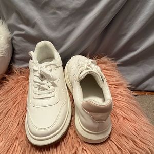 brand new target white sneakers